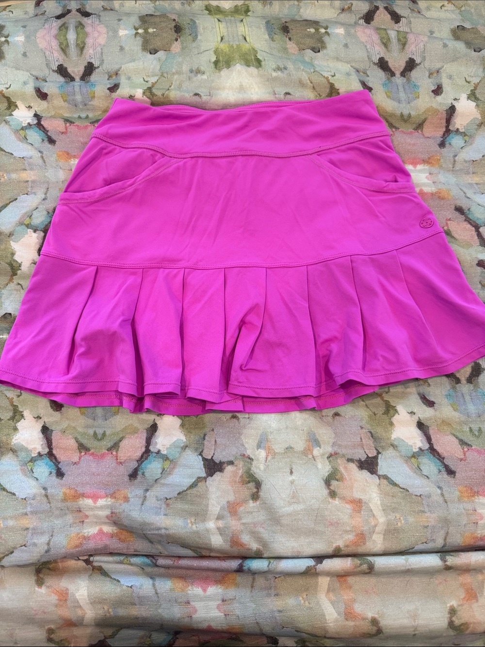 Lilly Pulitzer Hot Pink Pleated Athletic Skort size small